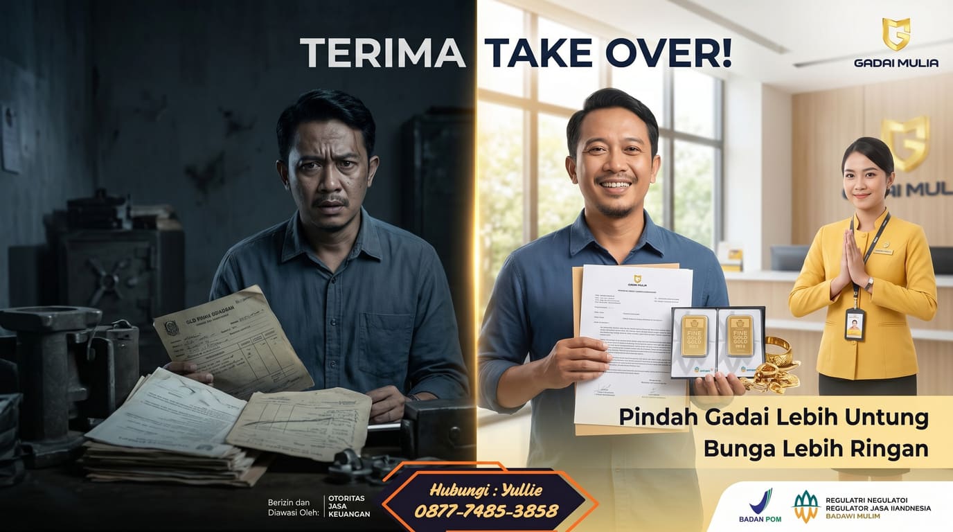 Terima Take Over — Pindah Gadai Lebih Untung, Bunga Lebih Ringan